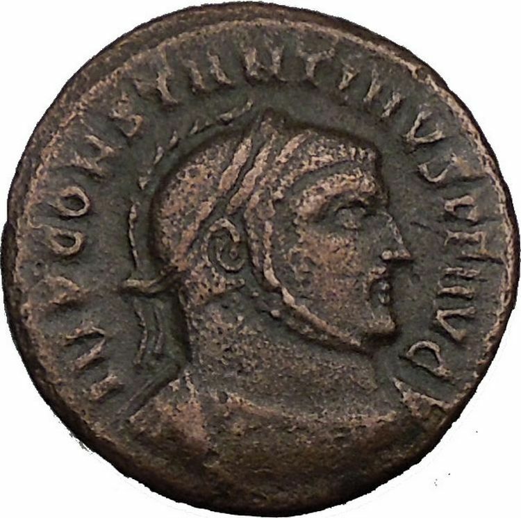 Constantine I The Great 318AD Ancient Roman Coin Two Victories w shield i37173