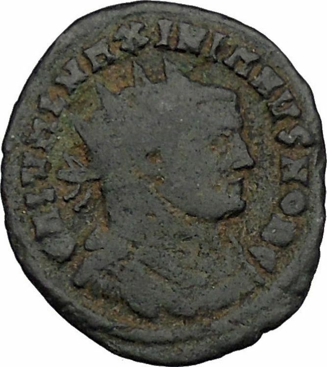 GALERIUS 303AD Carthage 10 Year Vows Authentic Ancient Roman Coin i45104