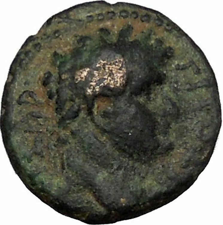 TITUS as Caesar 73AD GADARA of the DECAPOLIS Greek City Roman Coin Rare i52774