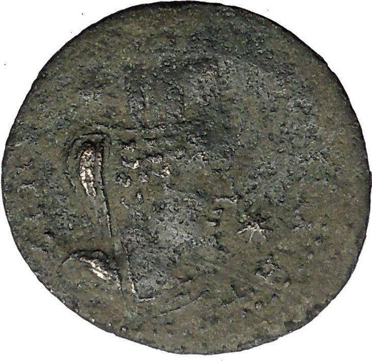 SEVERUS ALEXANDER 222AD Nisibis Mespotamia Tyche Ram Aries Roman Coin i56372