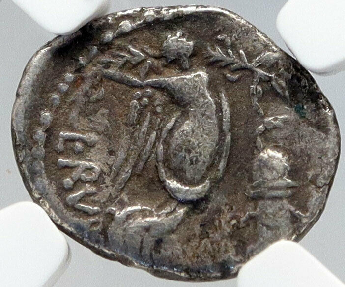 Roman Republic Rome Neptune Asclepius Altar Tiber Ancient Roman Coin NGC i82614