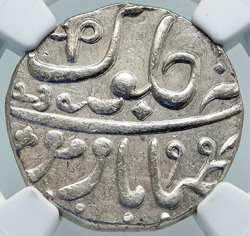 1829 (FE 1239) INDIA BRITISH OLD Bombay Presidency Silver RUPEE Coin NGC i86969