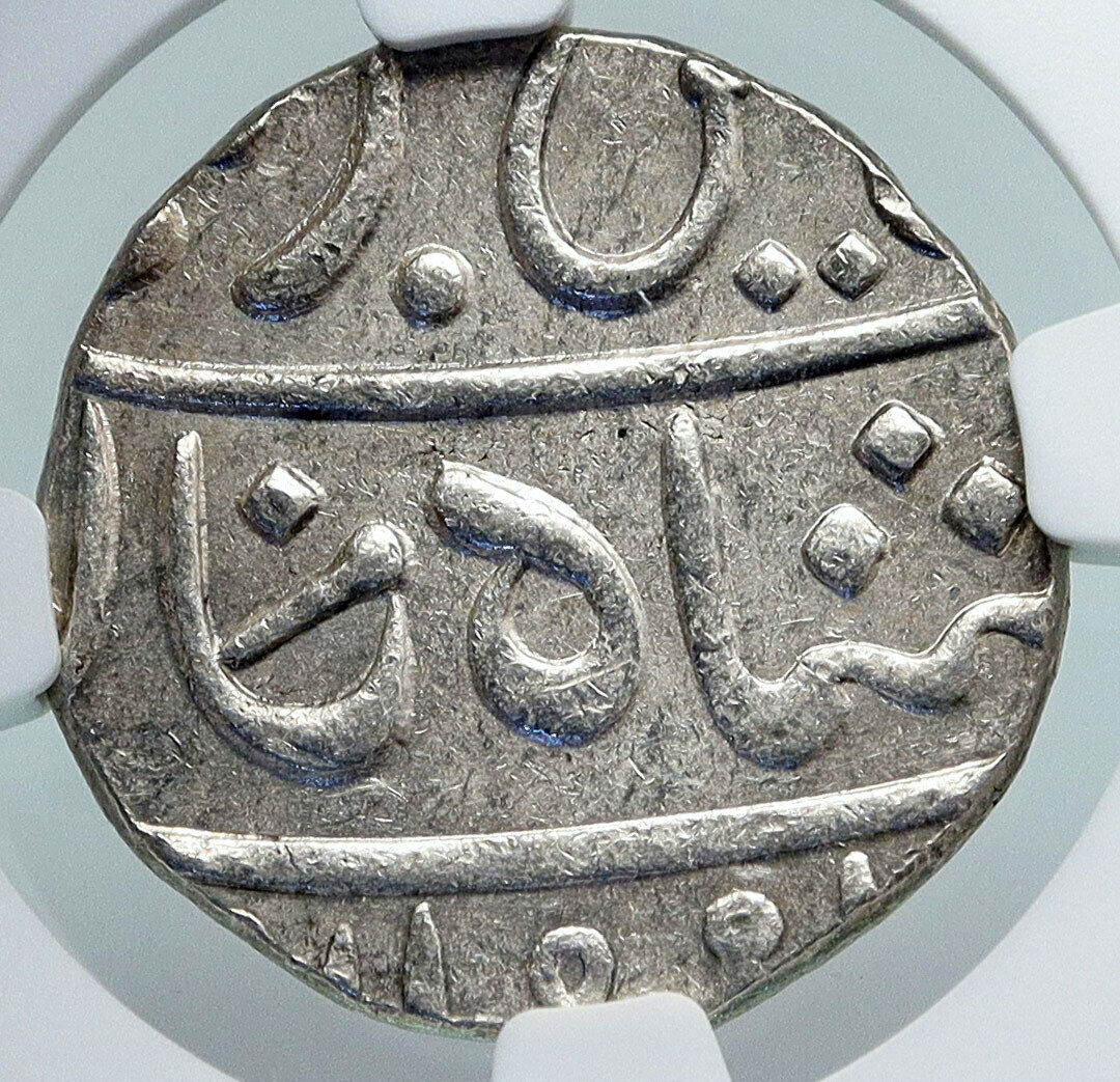 1829 (FE 1239) INDIA BRITISH OLD Bombay Presidency Silver RUPEE Coin NGC i86969