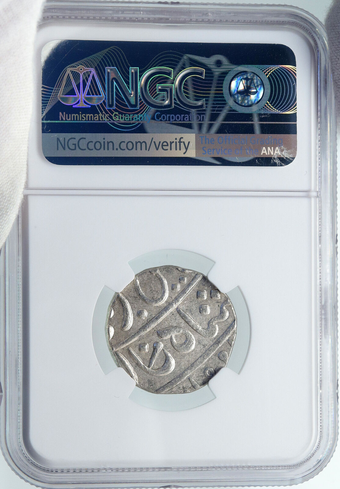 1829 (FE 1239) INDIA BRITISH OLD Bombay Presidency Silver RUPEE Coin NGC i86969