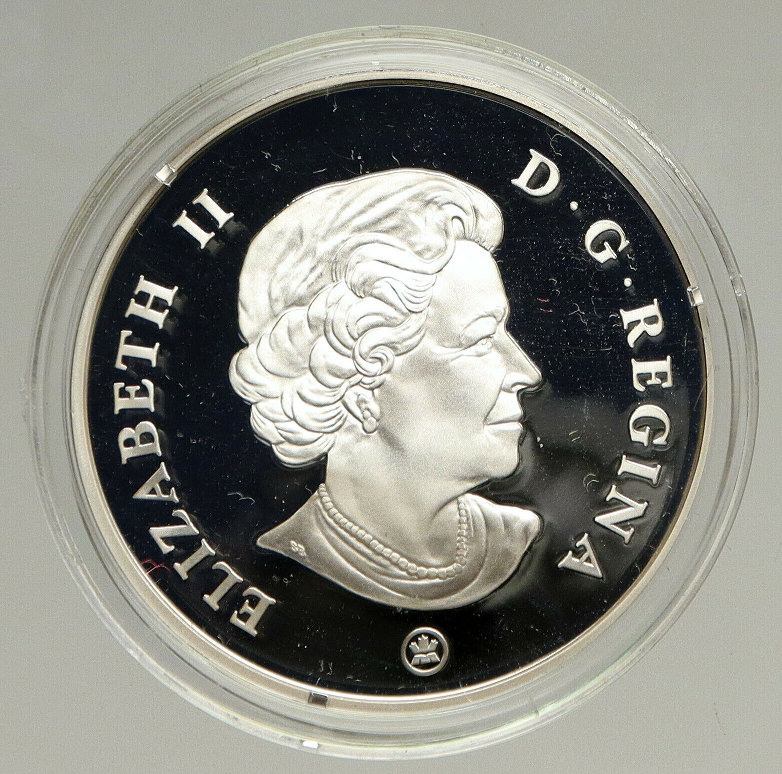 2009 CANADA UK Elizabeth II & KING George VI Proof-like Silver $15 Coin i94100