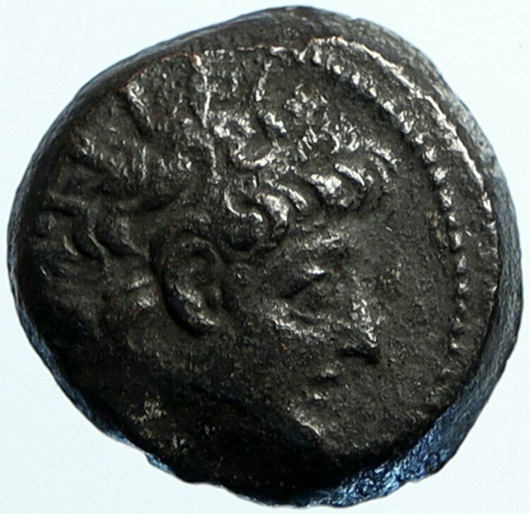 ALEXANDER II ZABINAS Seleukid Authentic Ancient OLD Greek Coin CORNUCOPIA i99439