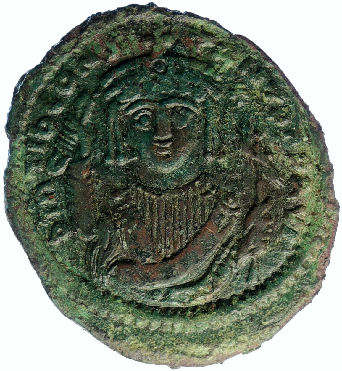 TIBERIUS II CONSTANTINE Authentic Ancient 578AD OLD Follis Byzantine Coin i99416