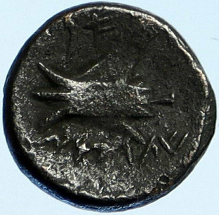 ARADOS in PHOENICIA Authentic Ancient 206BC Greek Coin w ZEUS & GALLEY i99483