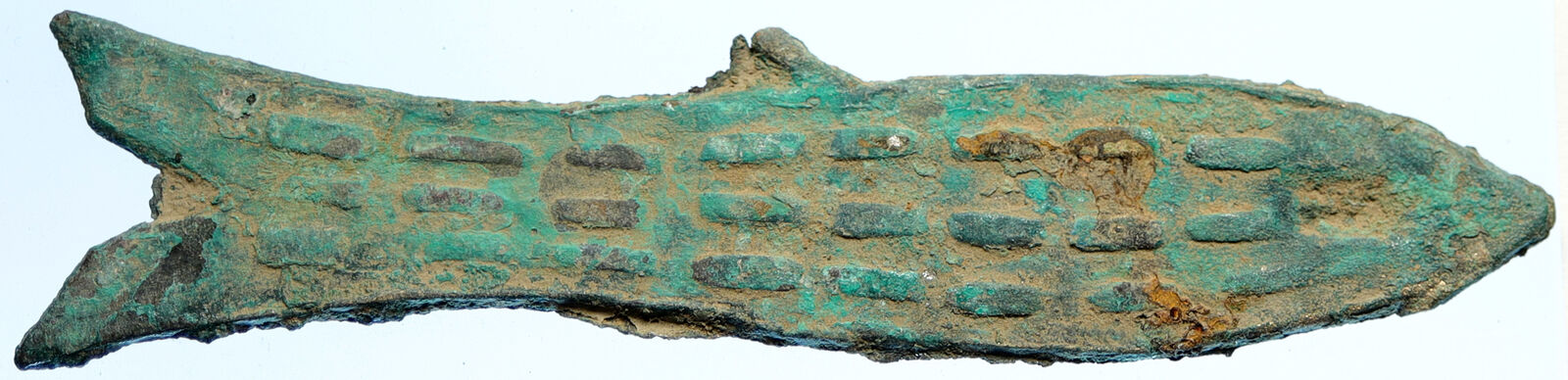 771-476 BC CHINESE Zhou Dynasty SPRING-AUTUMN Old Yu Pi FISH Money CHINA i97335