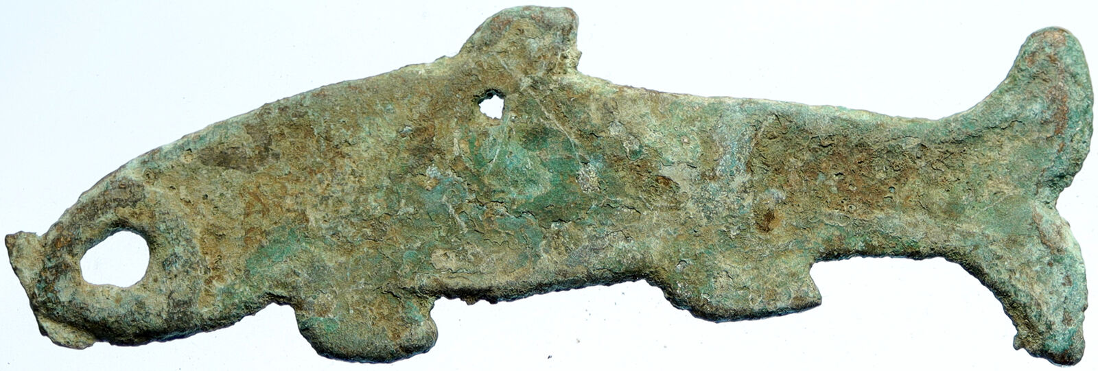 771-476 BC CHINESE Zhou Dynasty SPRING-AUTUMN Old Yu Pi FISH Money CHINA i96765