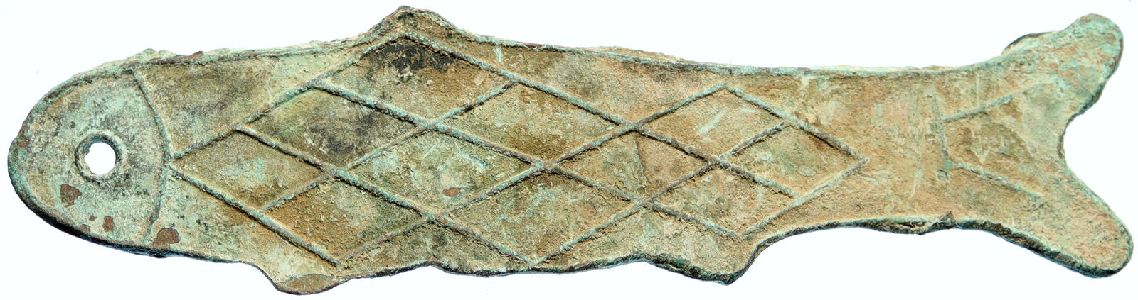 771-476 BC CHINESE Zhou Dynasty SPRING-AUTUMN Old Yu Pi FISH Money CHINA i96761