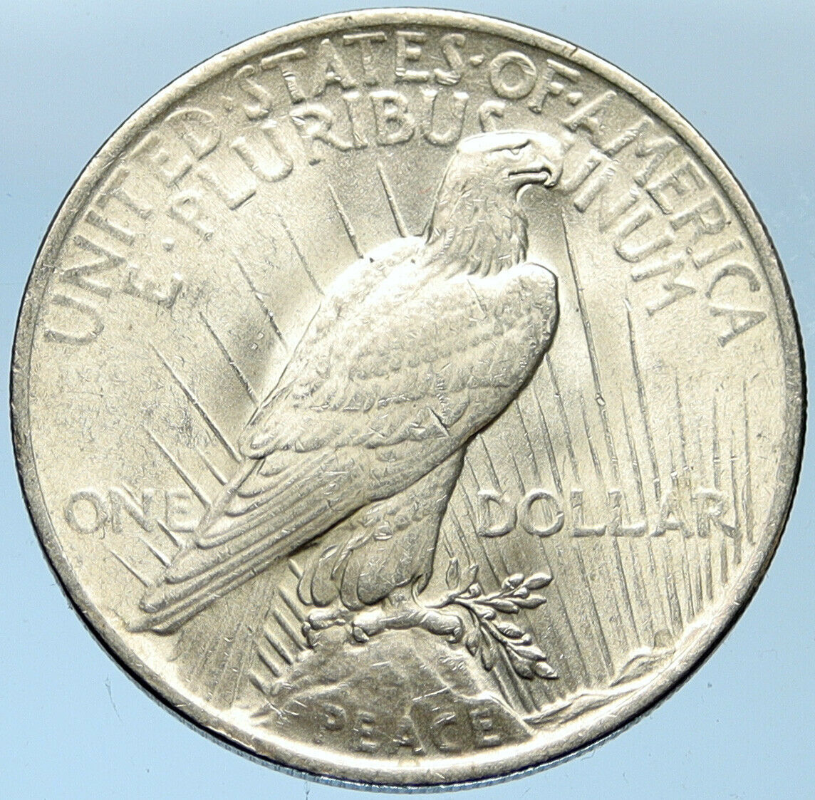 1923P US Antique Silver PEACE DOLLAR United States Coin w LIBERTY & EAGLE i99701