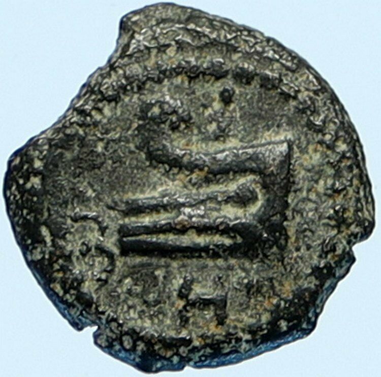 HEROD ARCHELAUS Biblical JERUSALEM Jewish OLD Ancient Greek Coin GALLEY i98658