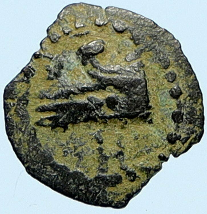 HEROD ARCHELAUS Biblical JERUSALEM Jewish OLD Ancient Greek Coin GALLEY i98685