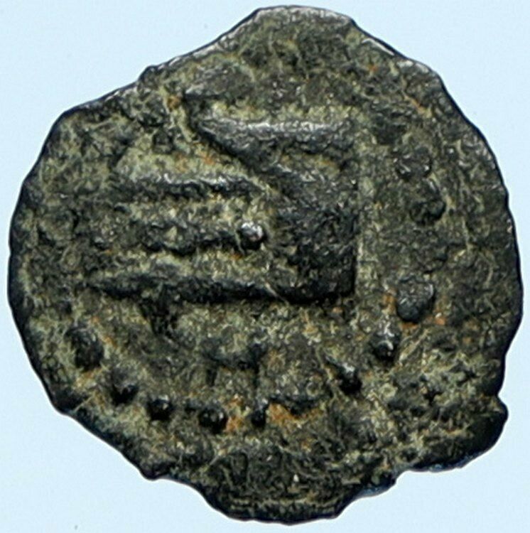 HEROD ARCHELAUS Biblical JERUSALEM Jewish OLD Ancient Greek Coin GALLEY i98661