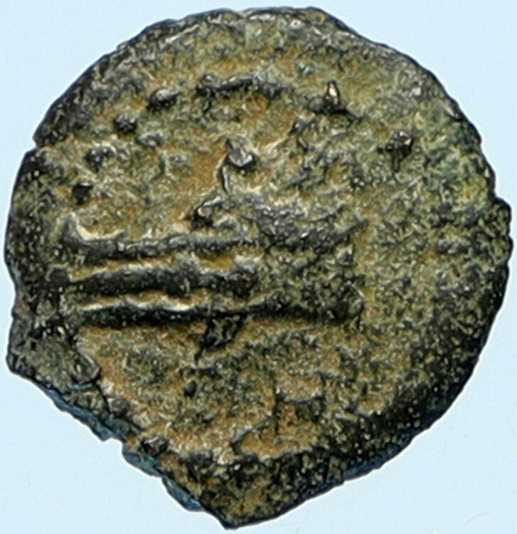 HEROD ARCHELAUS Biblical JERUSALEM Jewish OLD Ancient Greek Coin GALLEY i98674