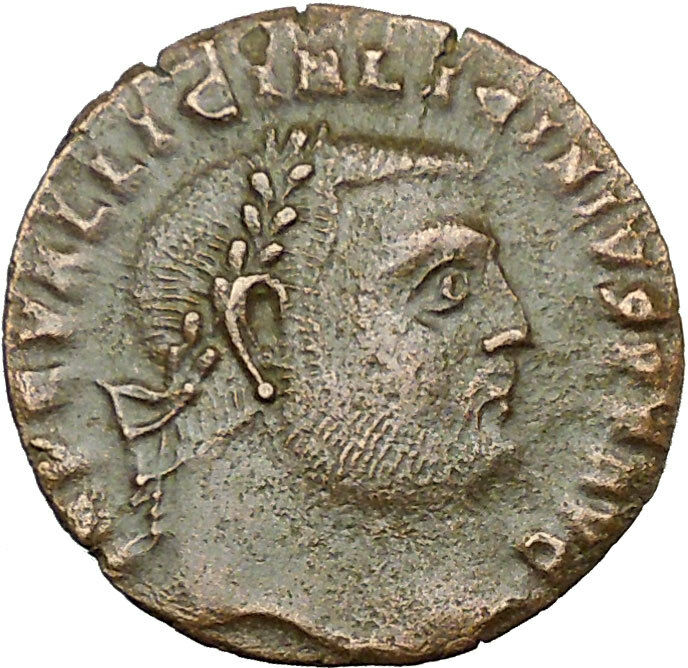 Licinius I Constantine The Great enemy 313AD Ancient Roman Coin Jupiter i34209