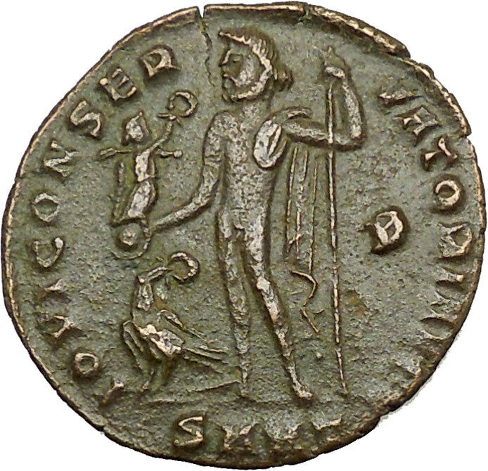 Licinius I Constantine The Great enemy 313AD Ancient Roman Coin Jupiter i34209