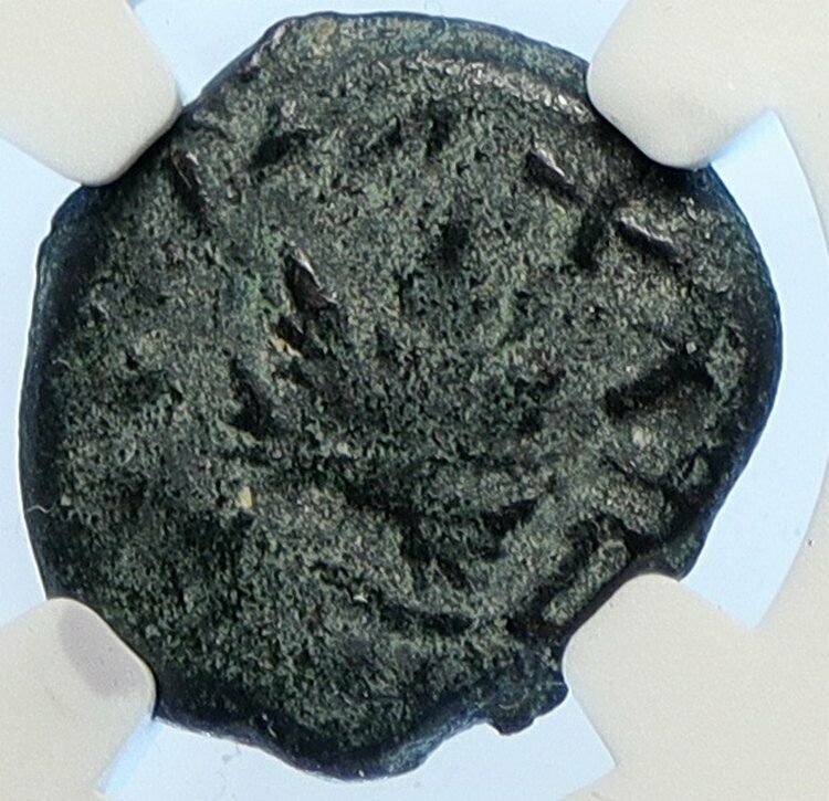 Authentic Ancient JEWISH WAR v ROMAN 68AD Yr3 JERUSALEM Coin AMPHORA NGC i106478