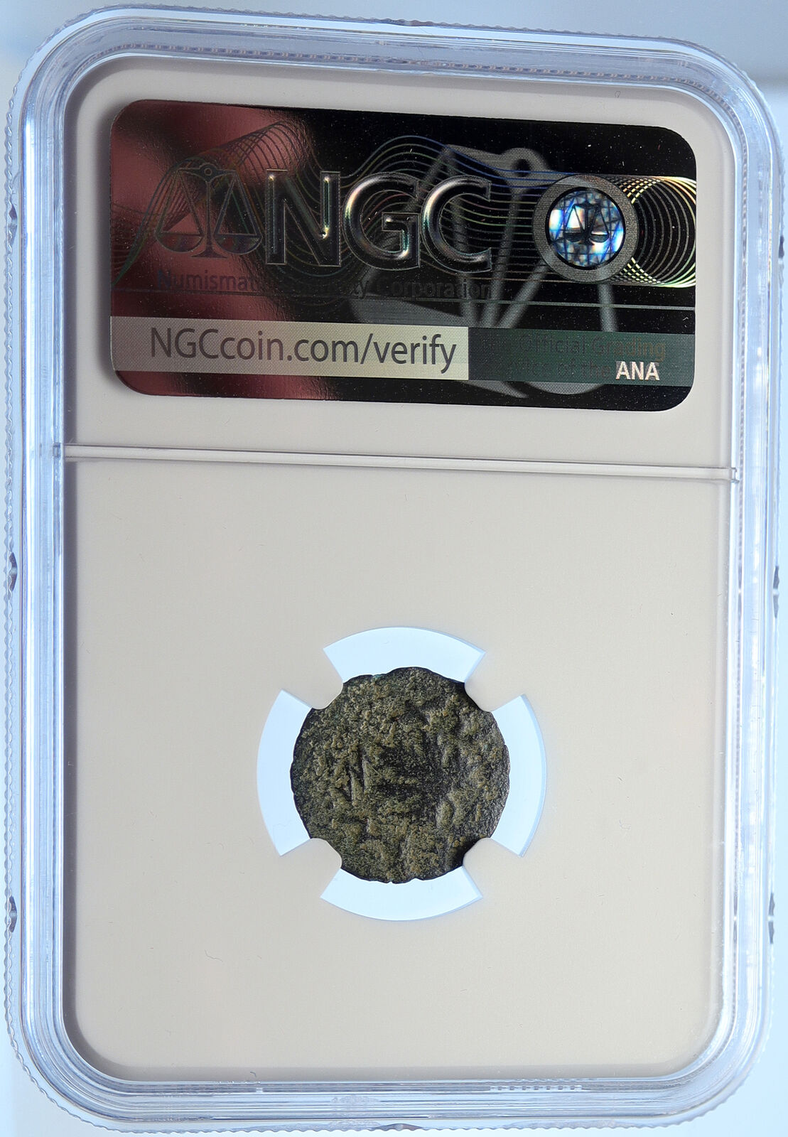 Authentic Ancient JEWISH WAR v ROMANS Yr 2 Historical JERUSALEM Coin NGC i106502