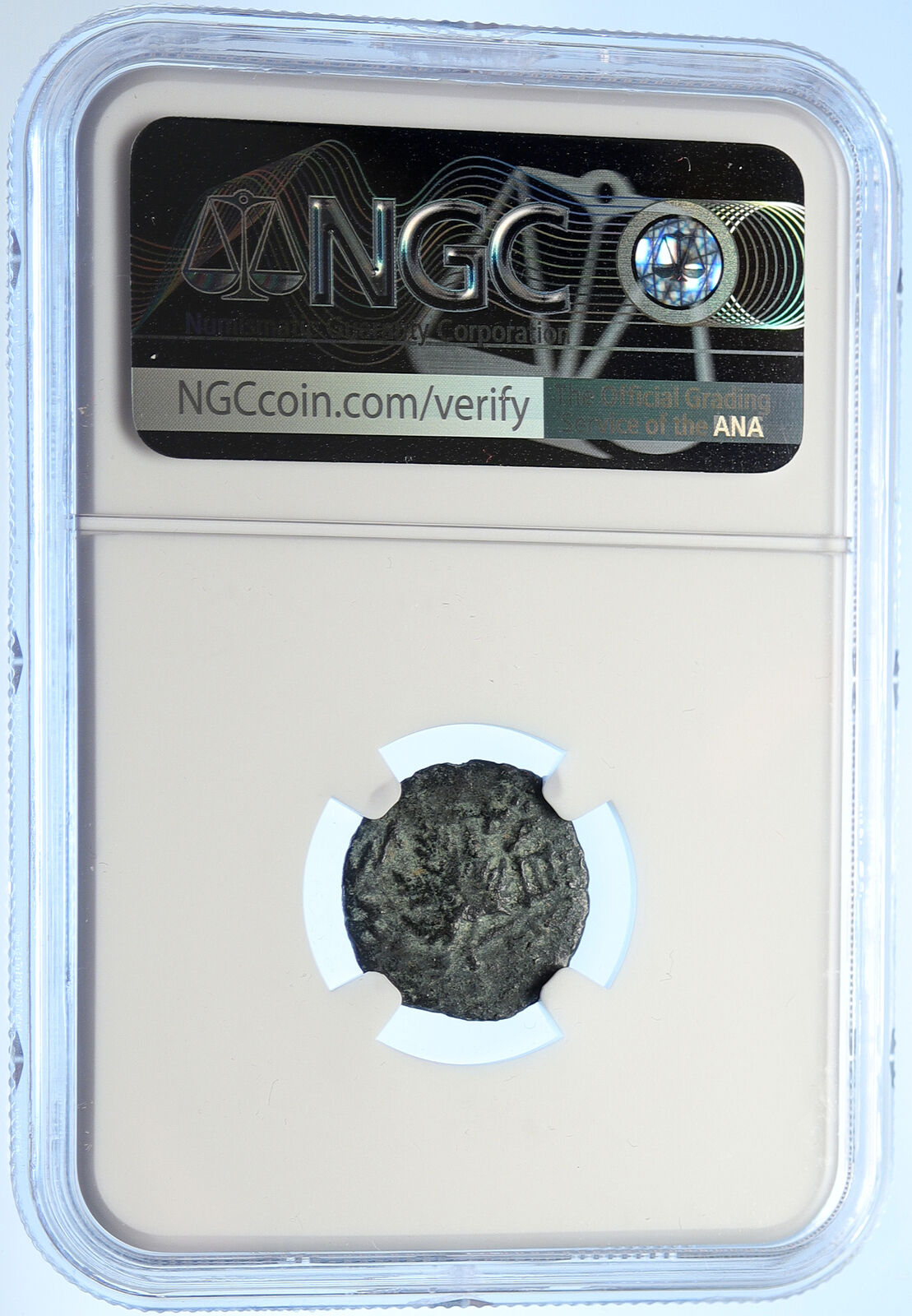 Authentic Ancient JEWISH WAR v ROMANS Yr 2 Historical JERUSALEM Coin NGC i106519