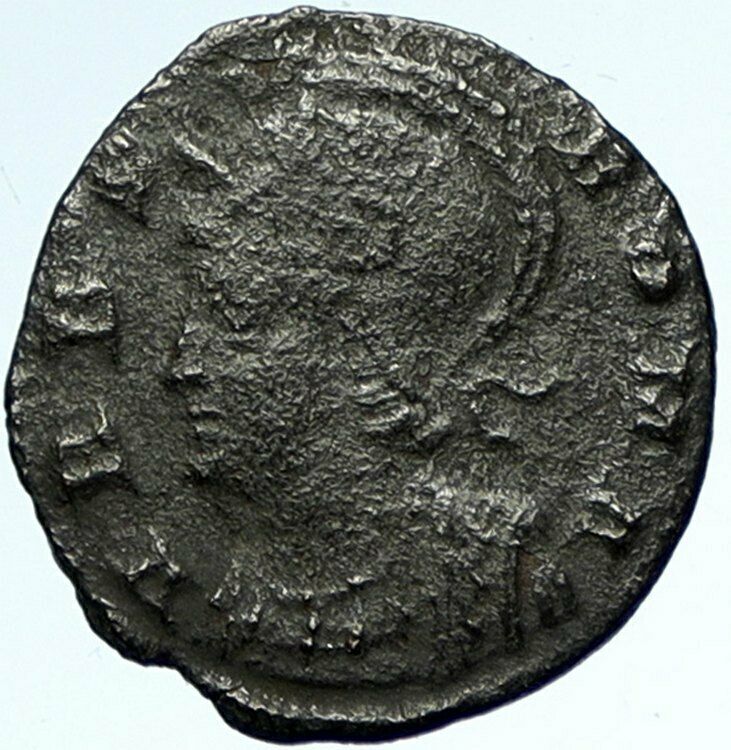 CONSTANTINE I the GREAT Romulus Remus WOLF Rome Ancient OLD Roman Coin i103444