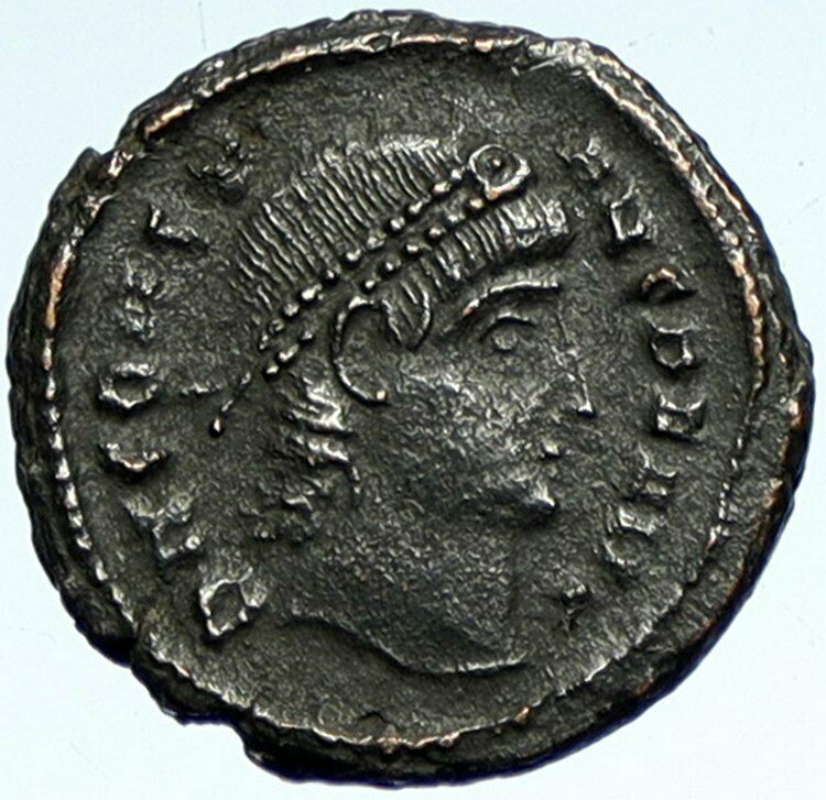 CONSTANS Constantine the Great Son Ancient Roman Coin Wreath of Success i103447