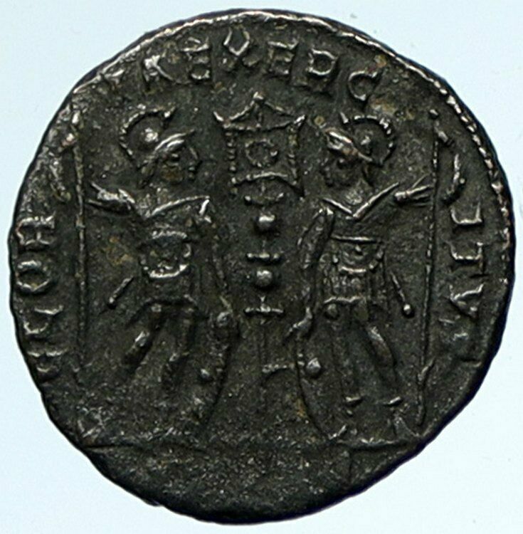 CONSTANTINE II Jr the Great's Son Ancient Roman Coin LEGION WAR SOLDIERS i103395