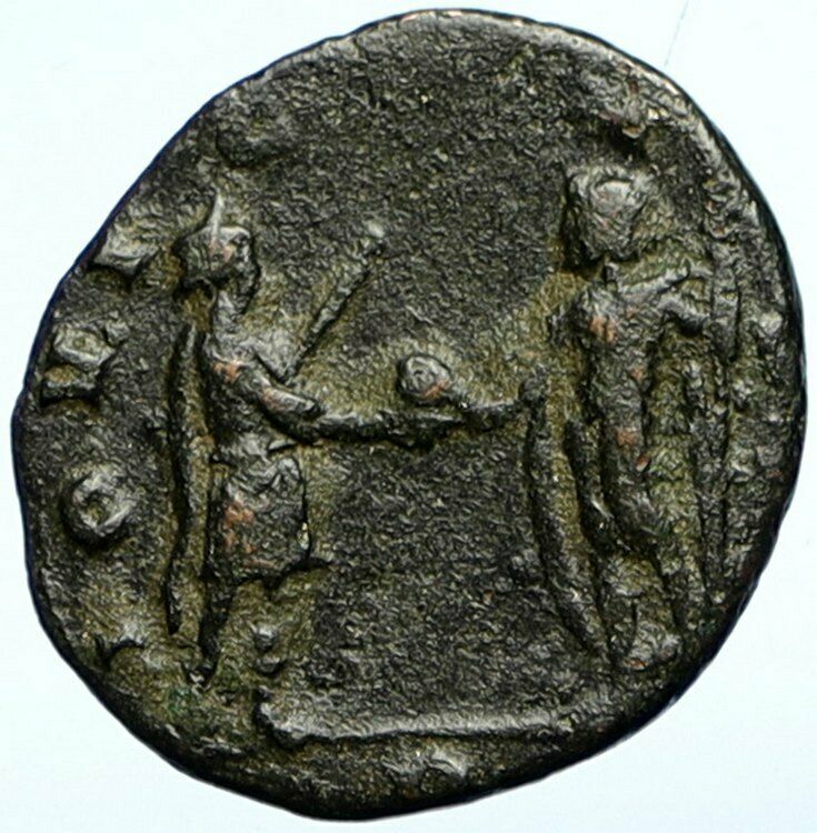 AURELIAN Authentic Ancient 270AD Orignal Genuine Roman Coin GLOBE ZEUS i102068