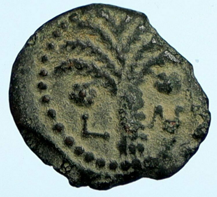 COPONIUS Prefect of Roman JERUSALEM under Augustus 6AD OLD BIBLICAL Coin i102078