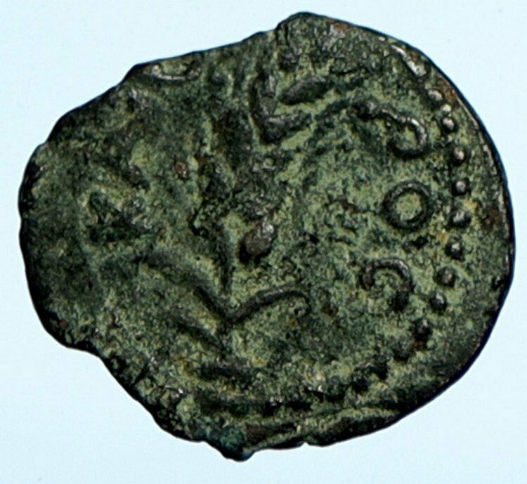 COPONIUS Prefect of Roman JERUSALEM under Augustus 6AD OLD BIBLICAL Coin i102078