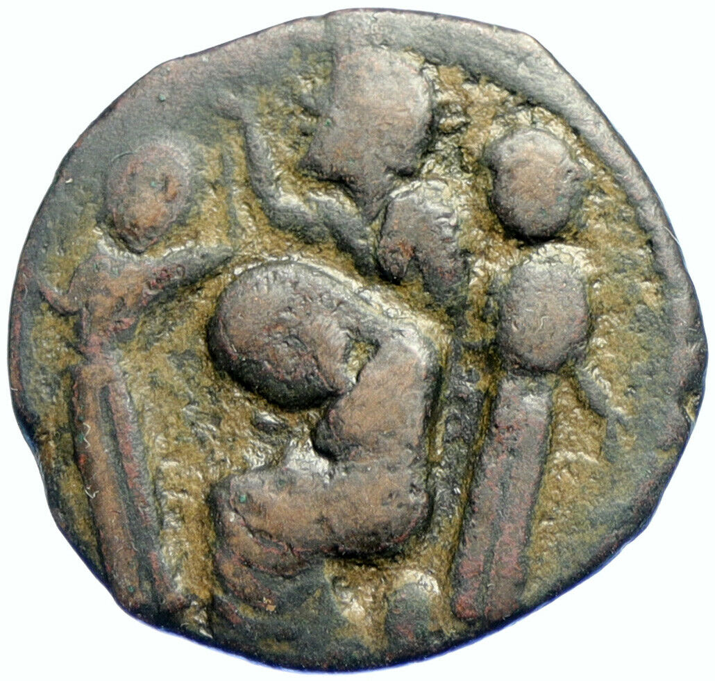 ISLAMIC Turkey Ancient ARTUQUIDS of MARDIN Arslan w SULTAN SALADIN Coin i104174