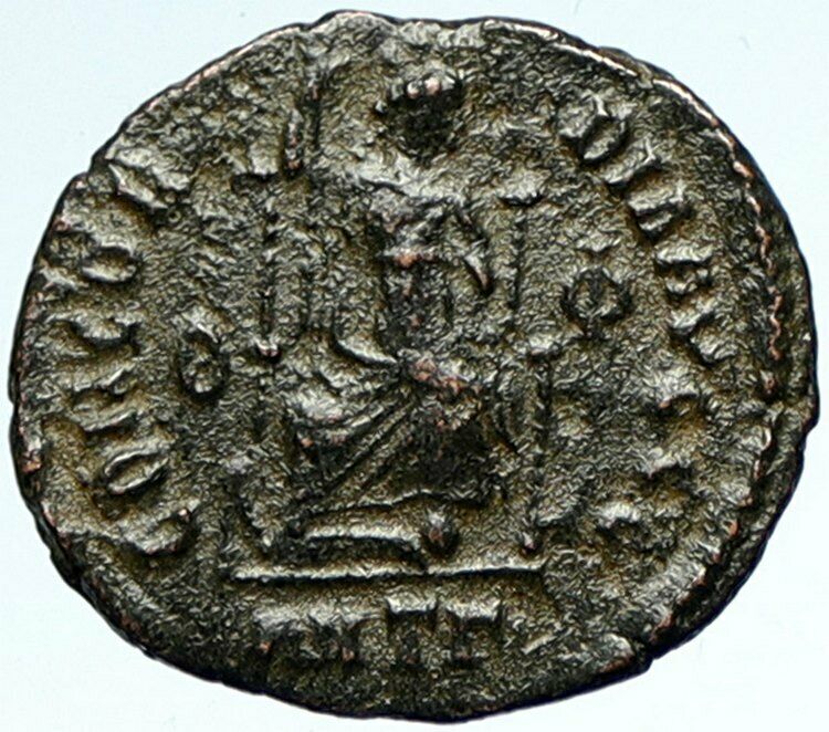 THEODOSIUS I the GREAT 379AD Antique Ancient Roman Coin Constantinopolis i103372