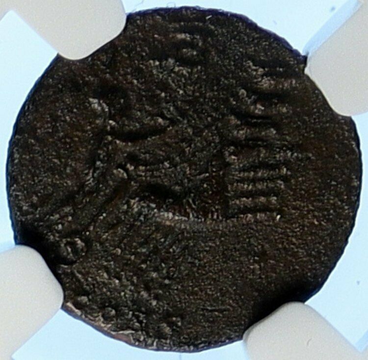 CONSTANTINE I the Great CHARIOT GOD HAND @ HEAVEN Ancient Roman Coin NGC i106542