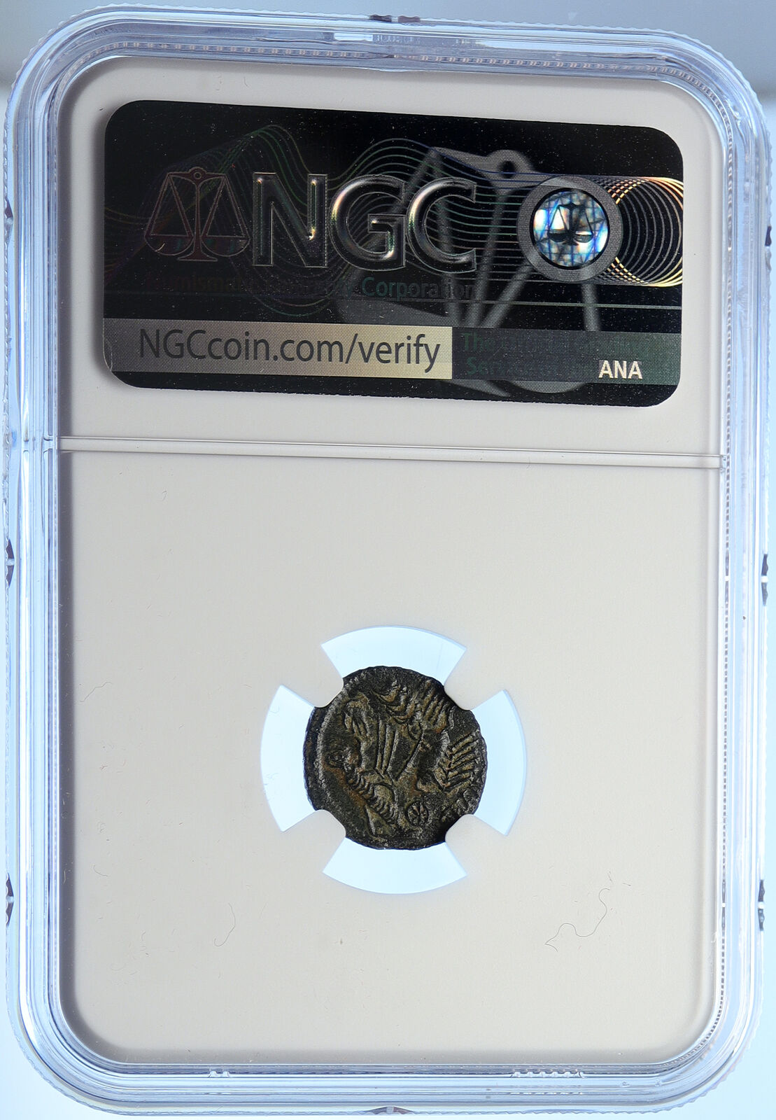 CONSTANTINE I the Great CHARIOT GOD HAND @ HEAVEN Ancient Roman Coin NGC i106541