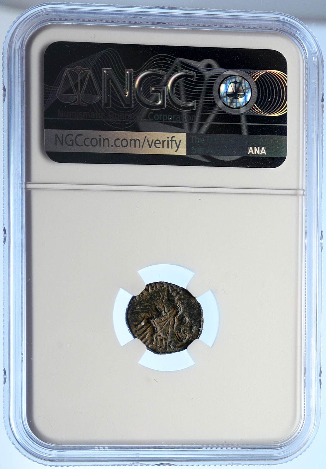 CONSTANTINE I the Great CHARIOT GOD HAND @ HEAVEN Ancient Roman Coin NGC i106549