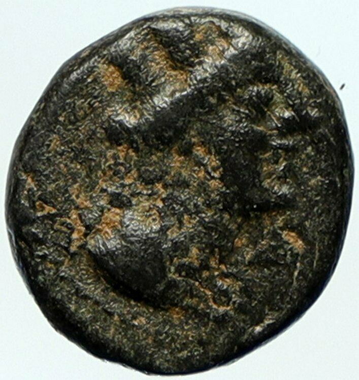 KARNE in PHOENICIA Authentic Ancient 228BC Greek Coin w TYCHE & GALLEY i104233