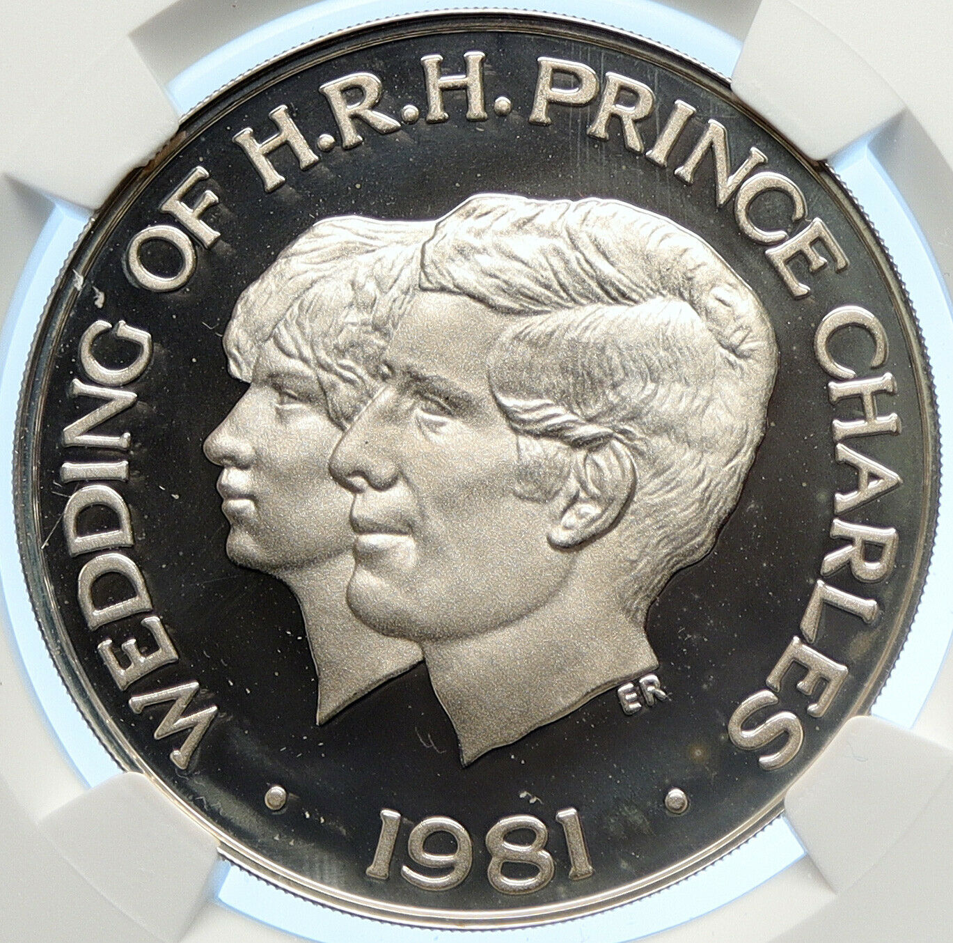 1981 SAMOA UK Prince Charles Diana ROYAL WEDDING PF Silver $10 Coin NGC i106555