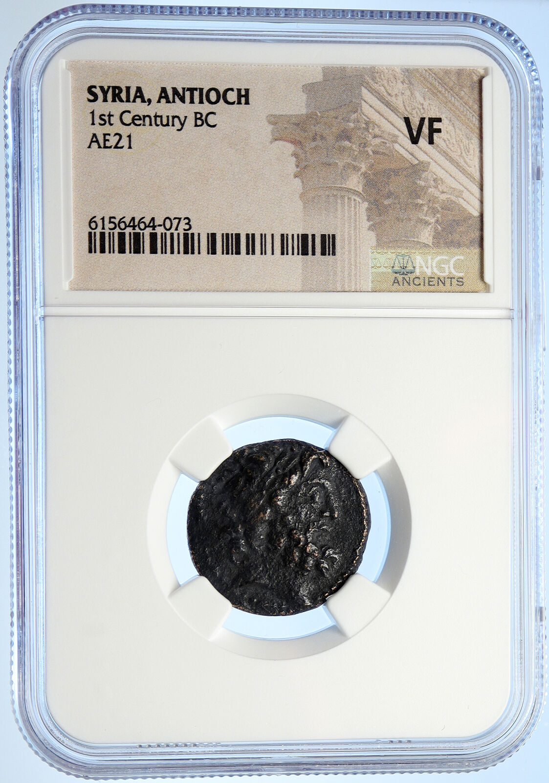 ANTIOCH on the ORONTES Authentic Ancient Greek Coin w NIKE & ZEUS NGC i106741