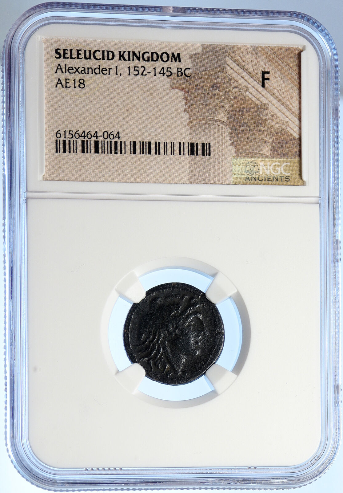 Alexander I Balas 152BC SELEUKID Kingdom Ancient Greek Coin APOLLO NGC i106750