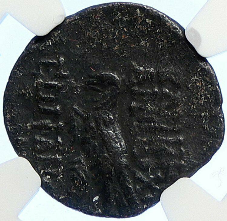 ANTIOCHOS VIII Grypos Seleukid Greek Ancient ARTEMIS & APOLLO Coin NGC i106753