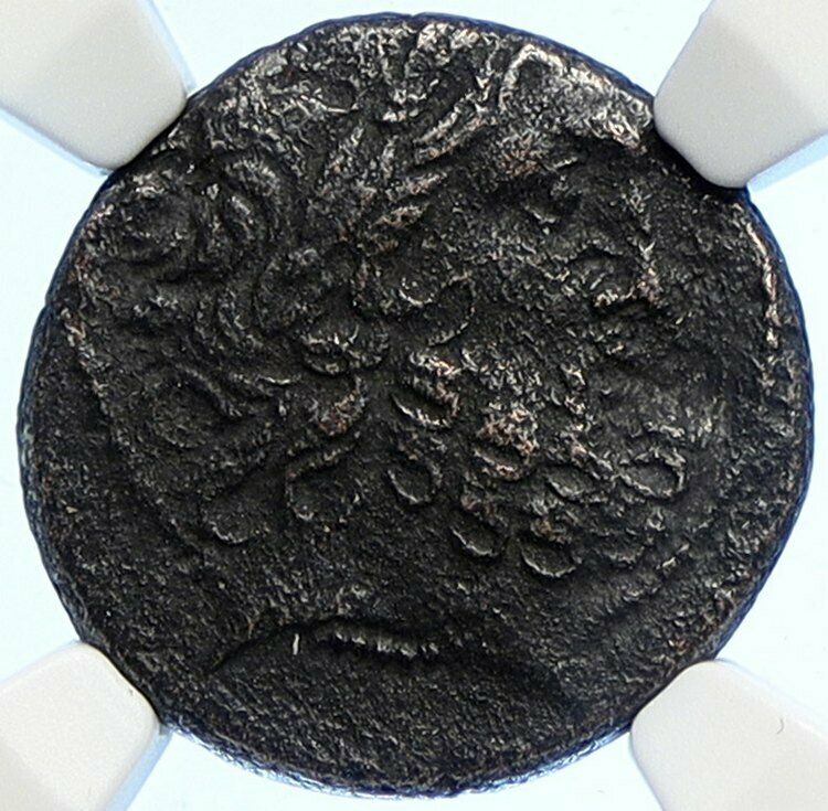 ANTIOCH on the ORONTES Seleukis Pieria OLD Ancient 56BC Greek Coin ZEUS i106757