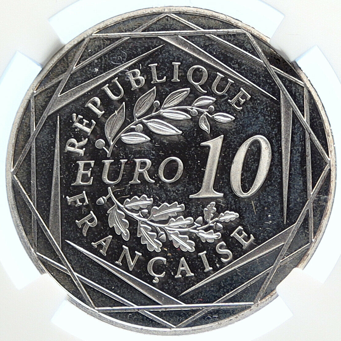 2014 FRANCE Numismatic Symbol The Rooster Proof Silver 10 Euro NGC Coin i106789