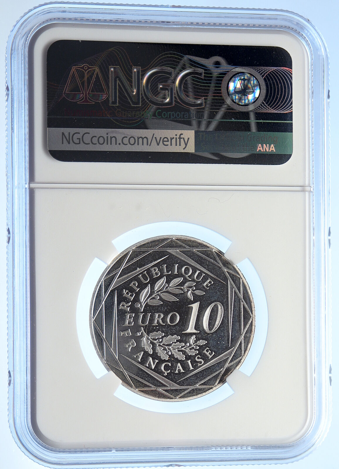 2014 FRANCE Numismatic Symbol The Rooster Proof Silver 10 Euro NGC Coin i106789