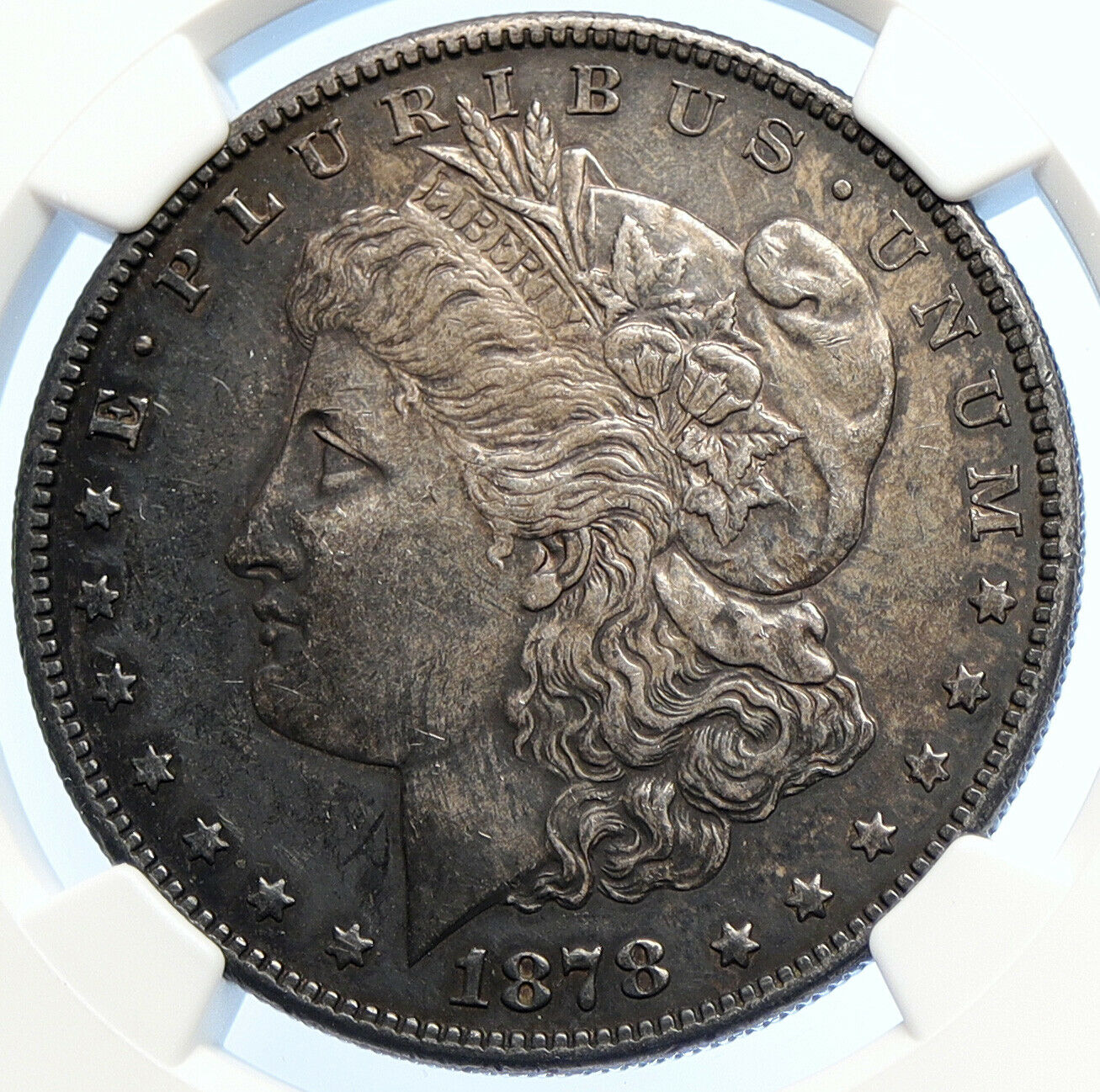 1878 S UNITED STATES of America SILVER Morgan US Dollar Coin EAGLE NGC i106258