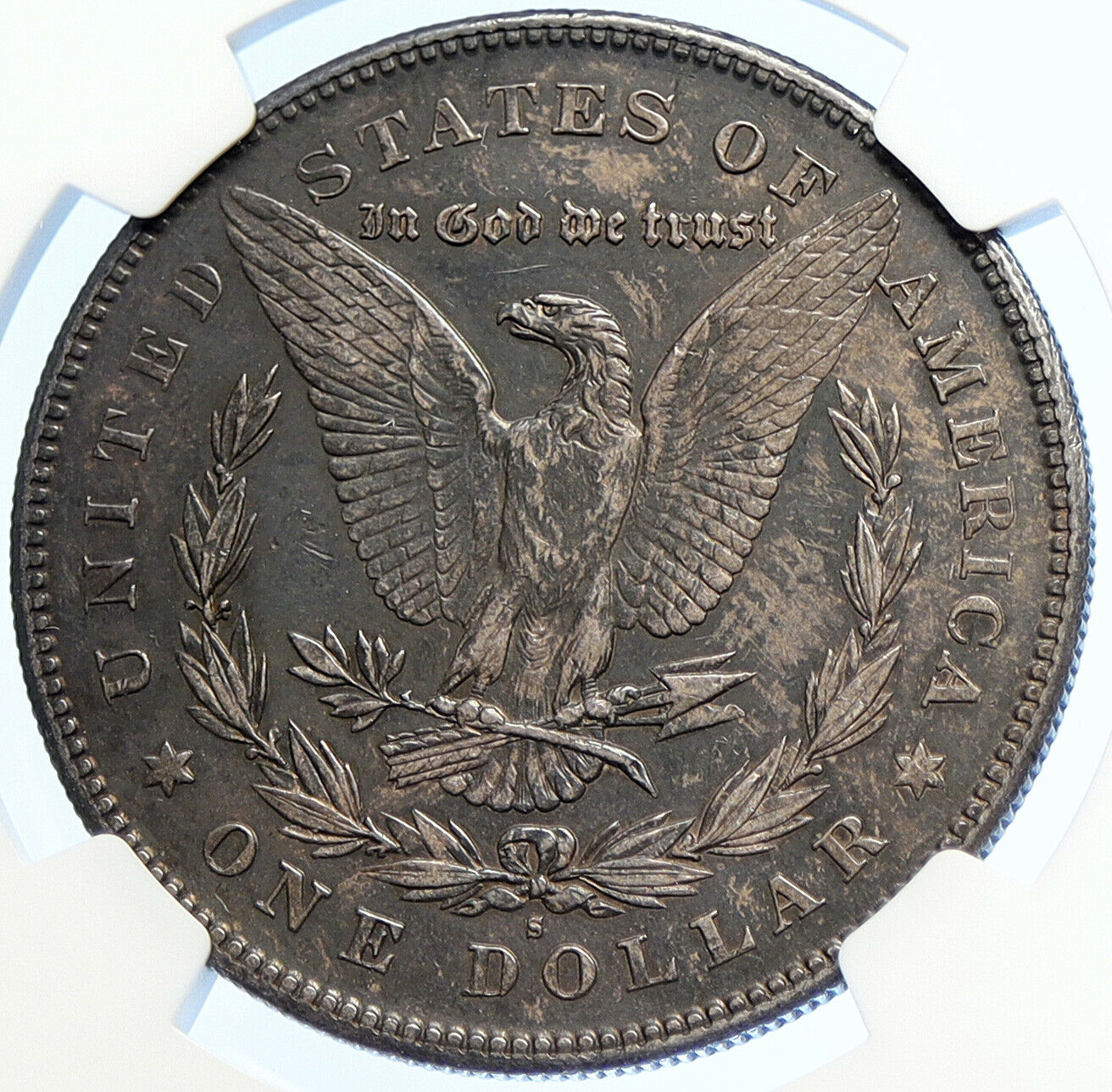 1878 S UNITED STATES of America SILVER Morgan US Dollar Coin EAGLE NGC i106258