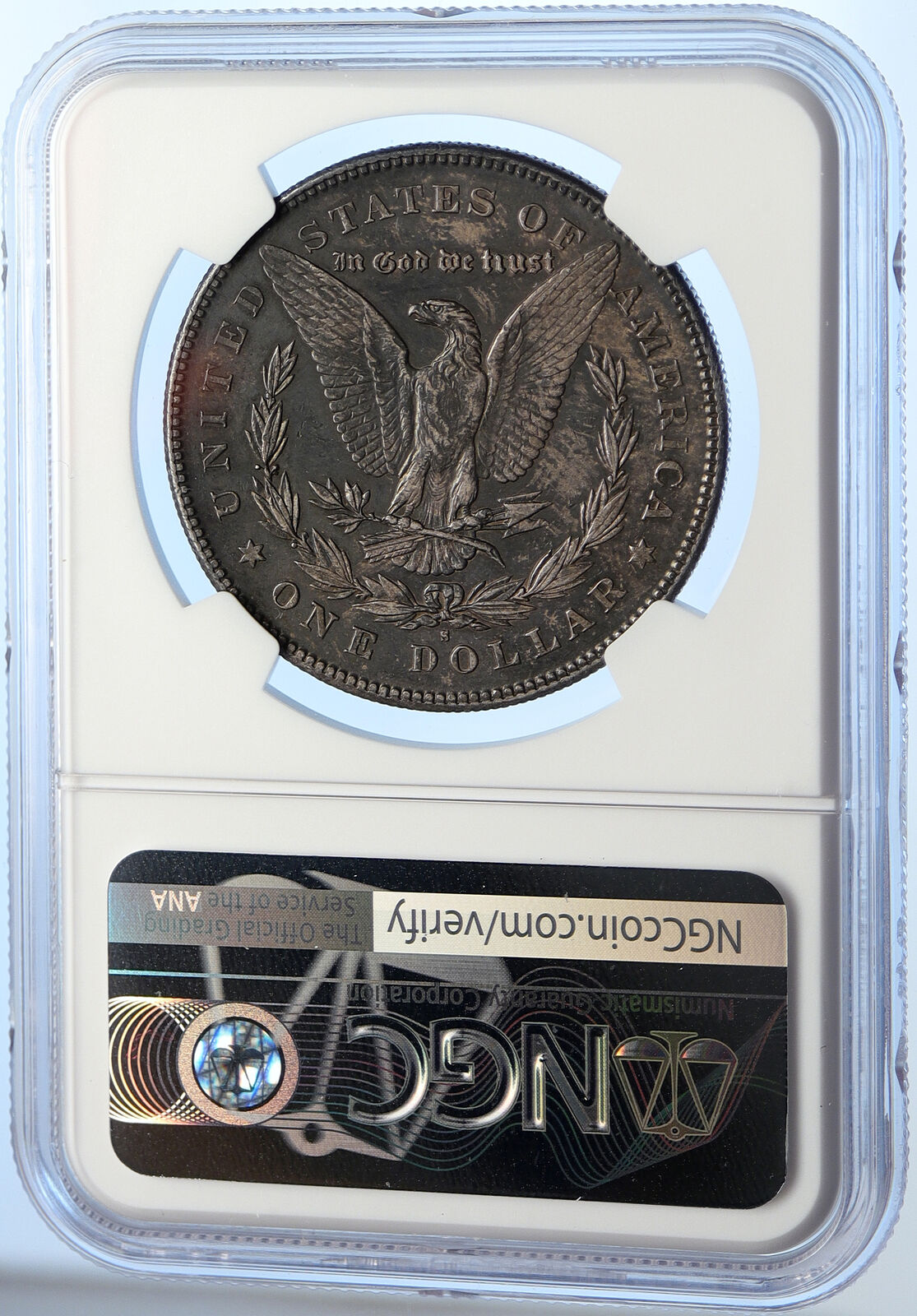 1878 S UNITED STATES of America SILVER Morgan US Dollar Coin EAGLE NGC i106258