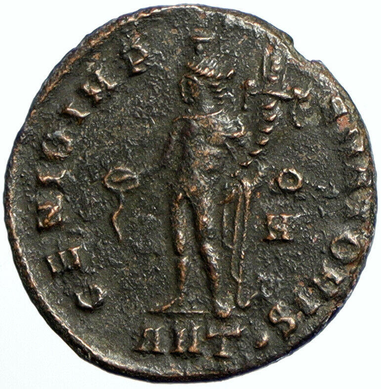 GALERIUS as Caesar Authentic Ancient 308AD ANTIQUE OLD Roman Coin GENIUS i102444