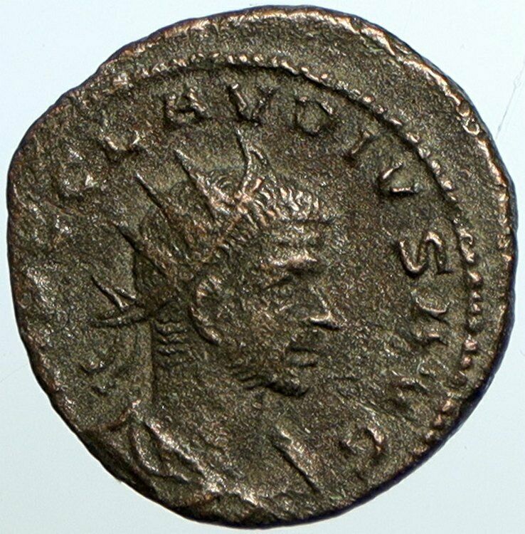 CLAUDIUS II Gothicus 268AD Authentic Ancient Roman Coin VULCAN & MINERVA i102441