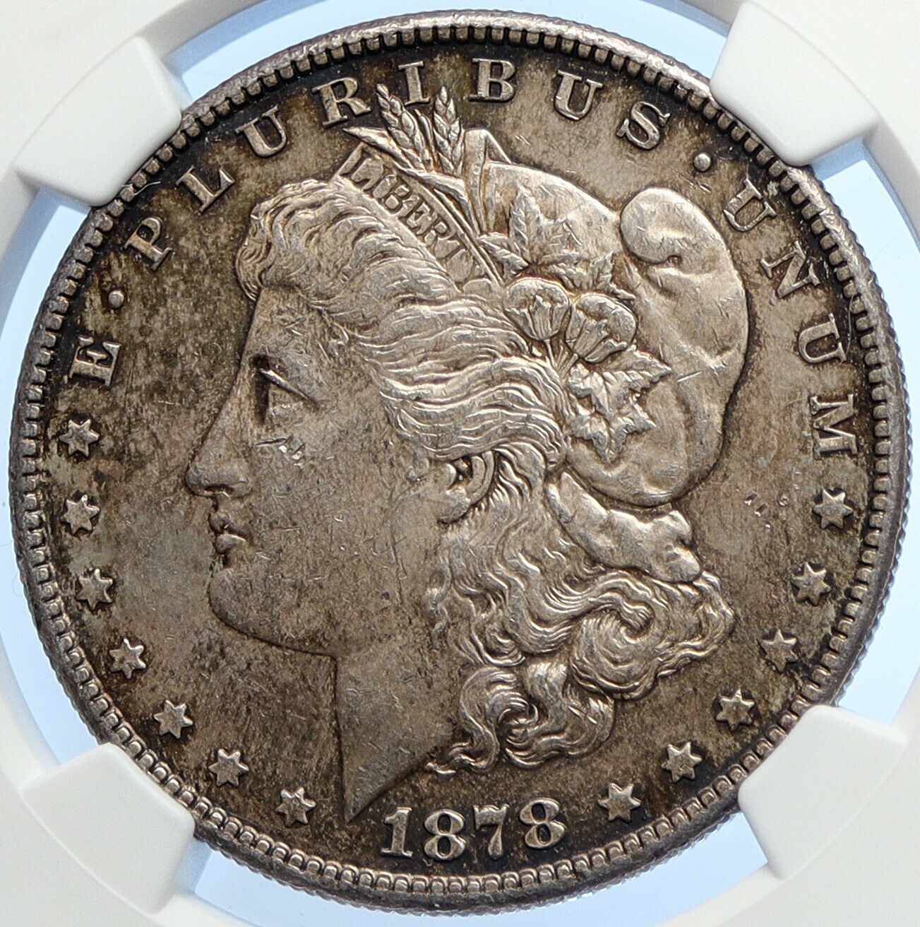 1878 S UNITED STATES of America SILVER Morgan US Dollar Coin EAGLE NGC i106260